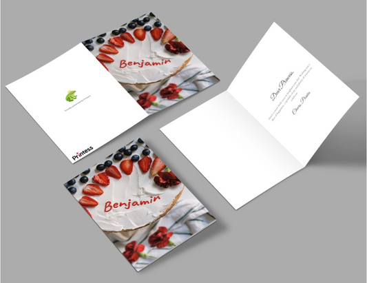 Greeting Card - Cake