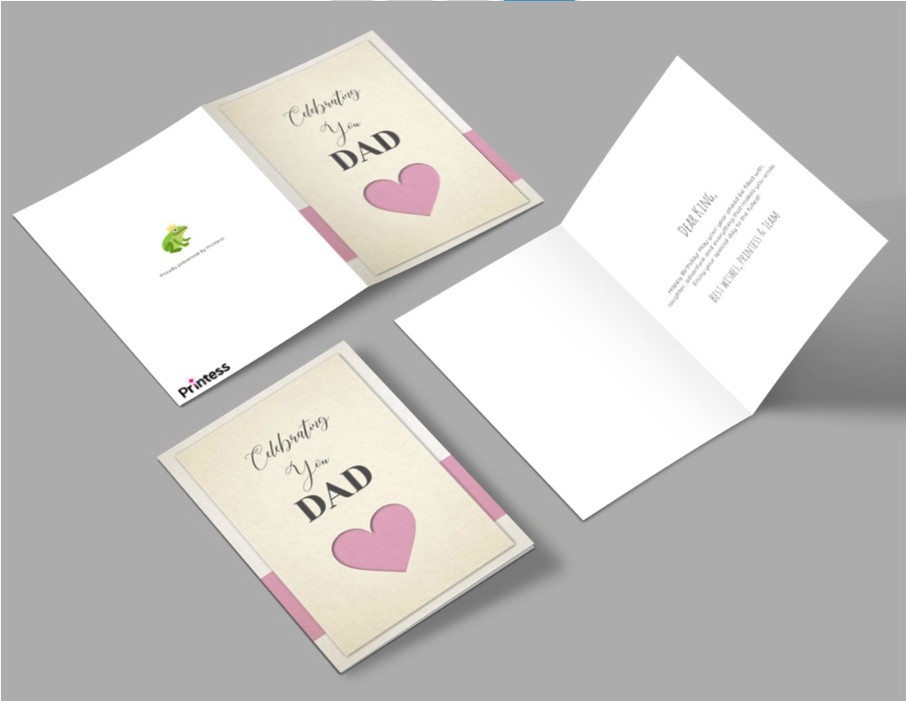 Greeting Card Fathers Birthday